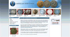 Desktop Screenshot of americandetectorist.com